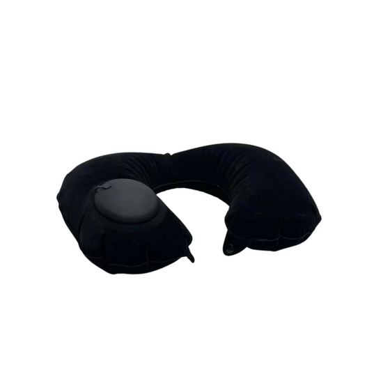 Black pump-up neck pillow